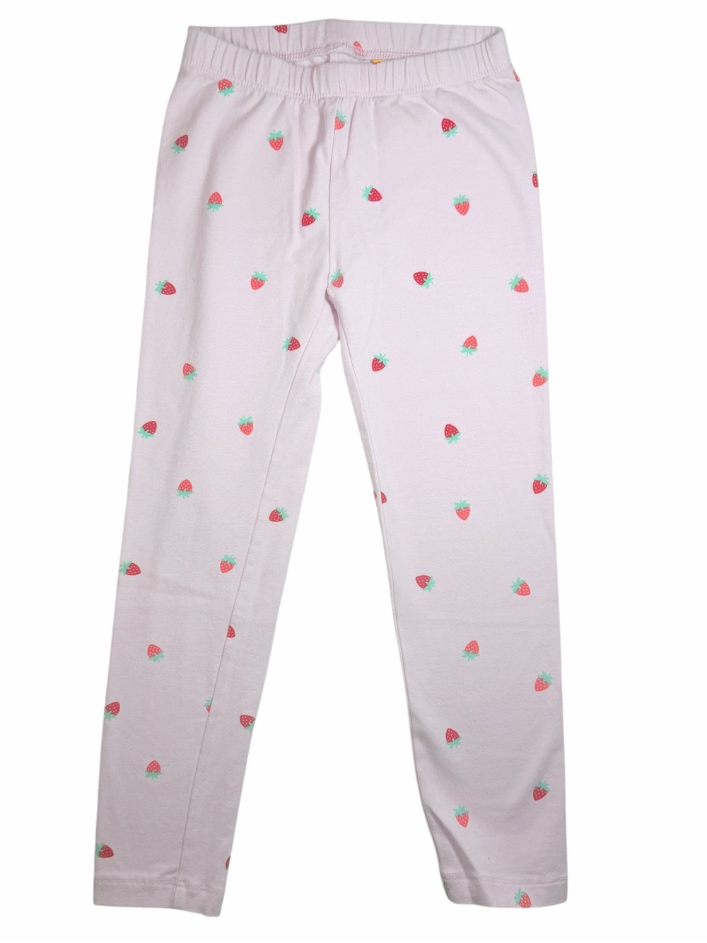 Cat & Jack Strawberry Print Leggings XS 4/5 Pink